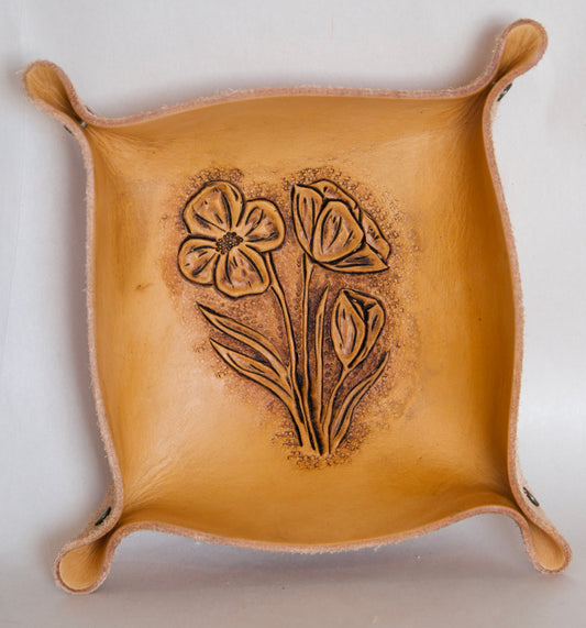 Light Poppy Valet Tray