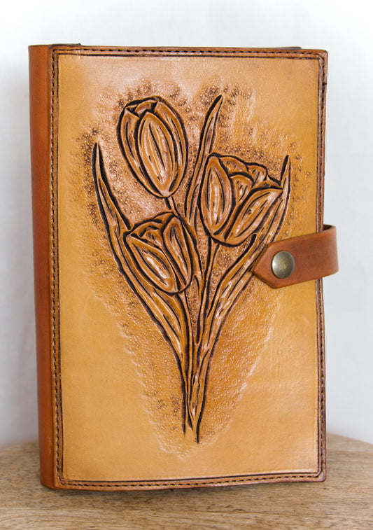 Brown Tulip Journal Cover