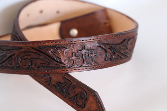 Tooled Women's Belt