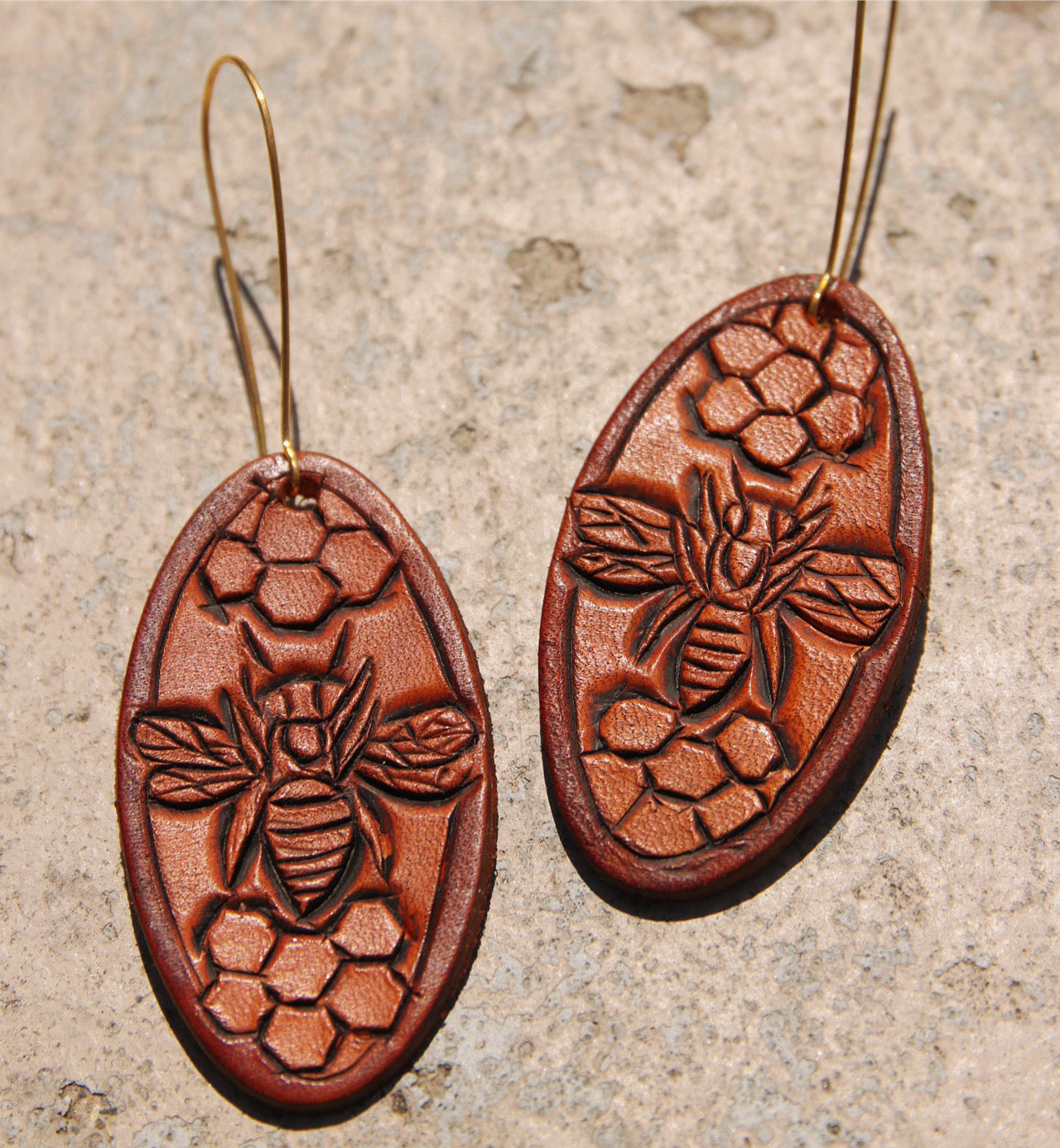 Tooled Earrings