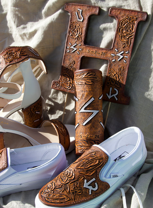 Leather Wedding Set
