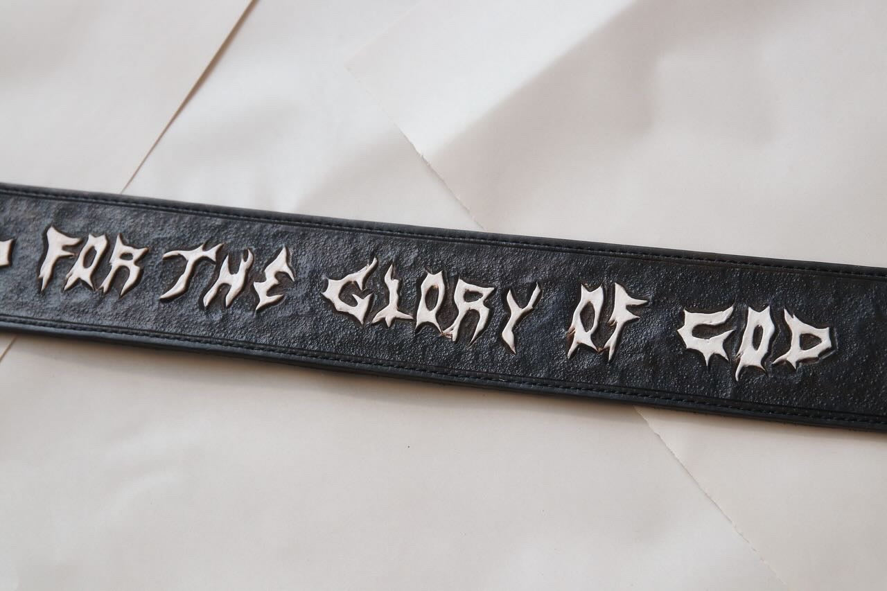 Custom Guitar Strap.