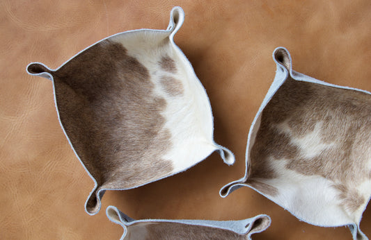 Cowhide Valet Tray Wholesale